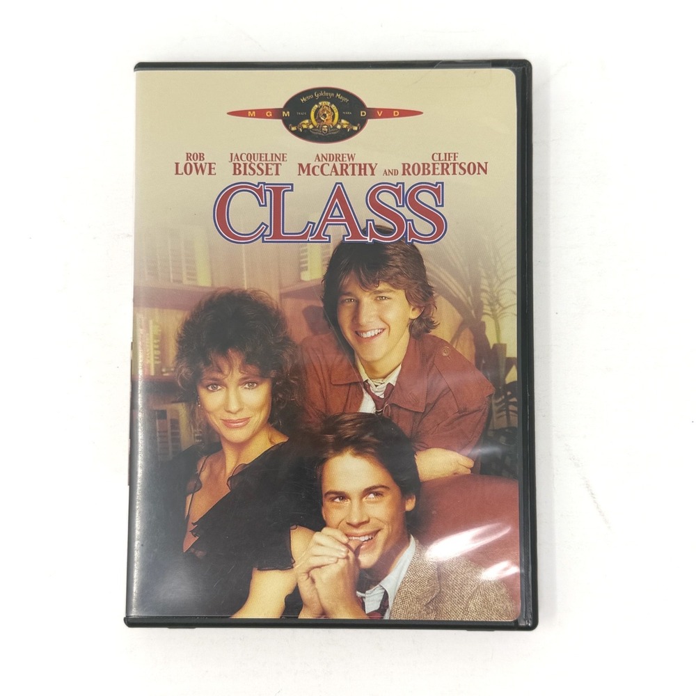 Class DVD 1983 Rob Lowe Andrew McCarthy Jacqueline Bisset MGM OOP 80s Comedy